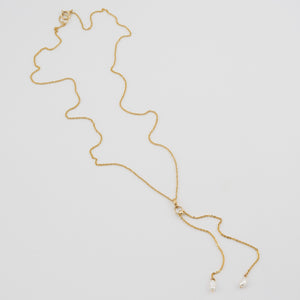 RIATA PEARL PENDANT NECKLACE