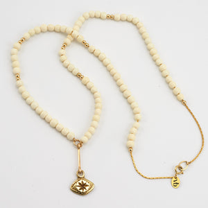 RUE VINTAGE BEAD NECKLACE