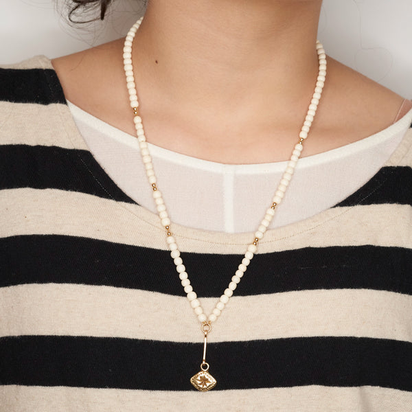 RUE VINTAGE BEAD NECKLACE