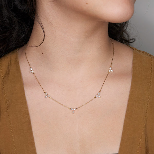 SINTRA PEARL FESTOON NECKLACE