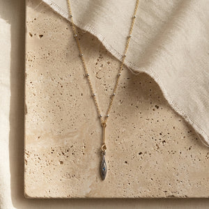 LUPE BEAD CHAIN NECKLACE