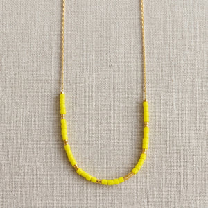 NOONA BEADED CHAIN NECKLACE