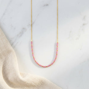 NOONA BEADED CHAIN NECKLACE