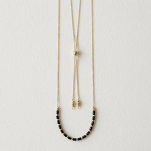 NOONA BEADED CHAIN NECKLACE
