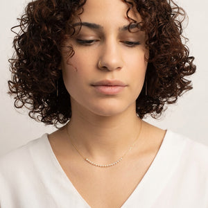 NOONA BEADED CHAIN NECKLACE