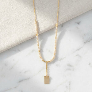 GHALIA BEADED CHAIN NECKLACE