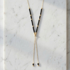GHALIA BEADED CHAIN NECKLACE