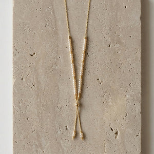 GHALIA BEADED CHAIN NECKLACE