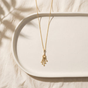 ANKA FRILL PENDANT NECKLACE