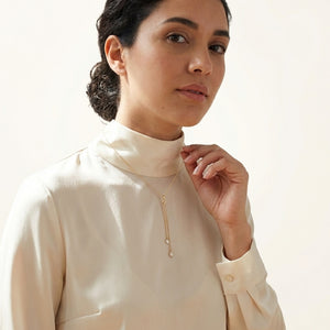 RIATA PEARL PENDANT NECKLACE