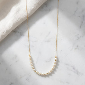 NOONA BEADED CHAIN NECKLACE