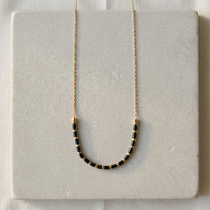 NOONA BEADED CHAIN NECKLACE