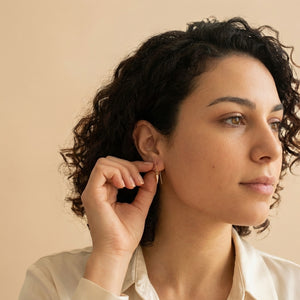 SMALL SPIKE EARRINGS