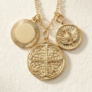 COLLEEN COINS PENDANT NECKLACE
