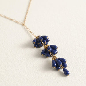 AYA BEAD DROP PENDANT NECKLACE