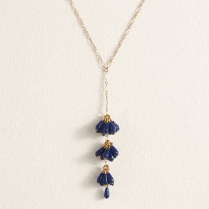AYA BEAD DROP PENDANT NECKLACE