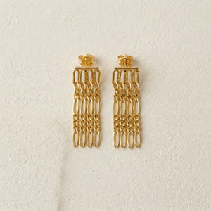MALENA SHORT FRINGE DROP EARRINGS