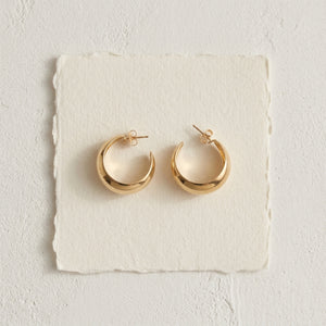 GEMMA CAST HOOP EARRINGS