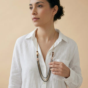 LILA MULTI-CHAIN NECKLACE