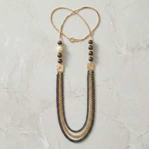 LILA MULTI-CHAIN NECKLACE