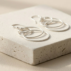 TRIO MULTI HOOP EARRINGS