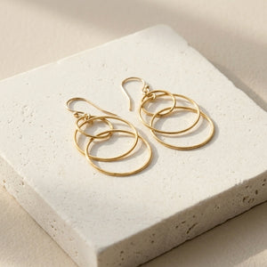 TRIO MULTI HOOP EARRINGS