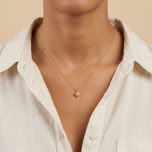 SALMA CROSS STAR PENDANT NECKLACE