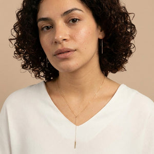 ANDRA GOLD DROP PENDANT NECKLACE