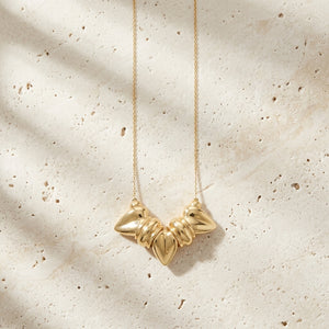 ANISE HEARTS PENDANT NECKLACE