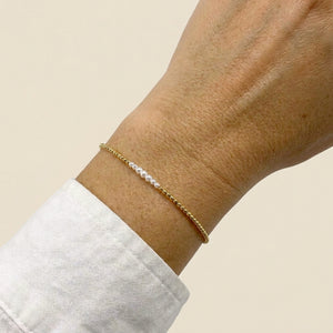 MAITE BEADED PEARL BRACELET