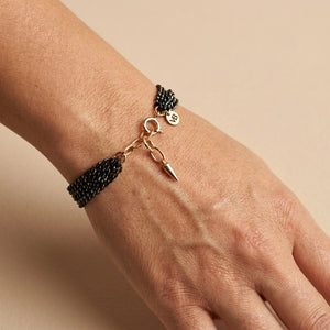 SHINY BRAIDED CHAIN BRACELET
