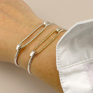SOLO OVAL BANGLE BRACELET