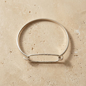 SOLO OVAL BANGLE BRACELET