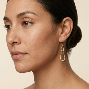AMAI CAST HAMMERED EARRINGS