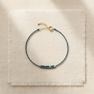RHODAS JAPANESE BEAD BRAIDED STRING BRACELET