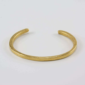 KAMAL BRASS HAMMERED CUFF BRACELET