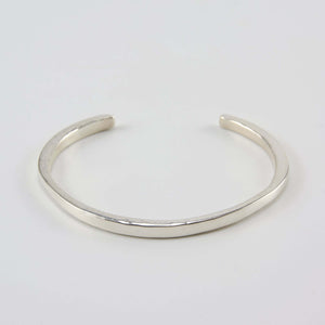 KAMAL SILVER HAMMERED CUFF BRACELET