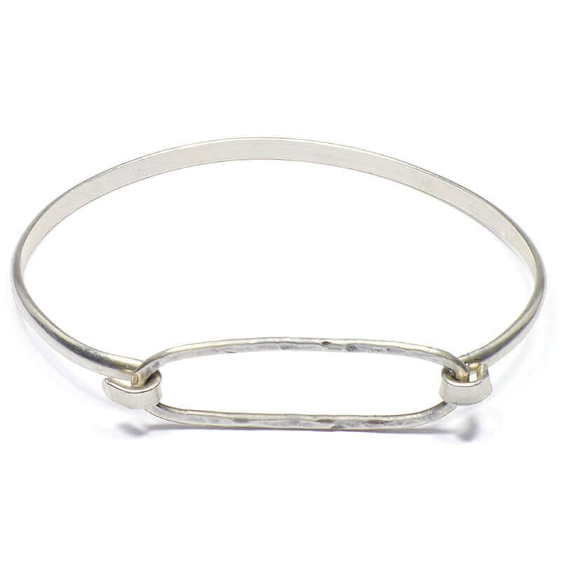 Solo Oval Silver Bracelet - Gold Jewelry | Victoria BEKERMAN Gold Filled