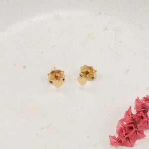 CORA HEART STUD EARRINGS