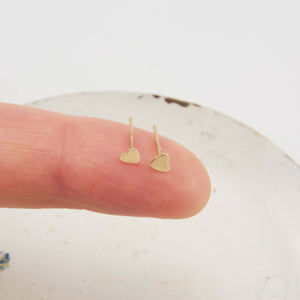 CORA HEART STUD EARRINGS