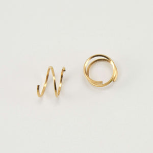 CURL TWIST EARRINGS