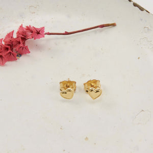HERTA HEART STUD EARRINGS