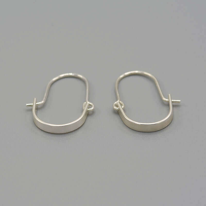 15mm Hoop Earrings in Sterling Silver