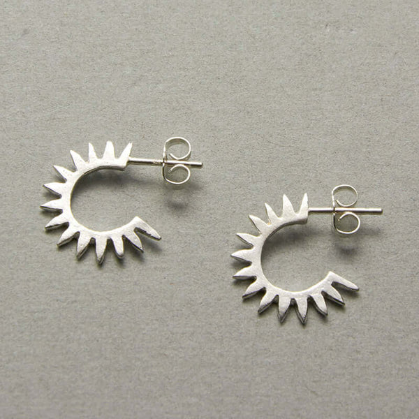 Spiky Silicone Dangling Earrings Set of 3 Round Earring Jewelry