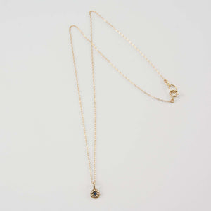 DELIA TINY FLOWER PENDANT NECKLACE