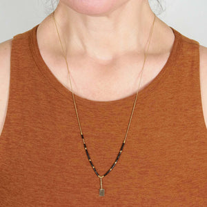 GHALIA BEADED CHAIN NECKLACE