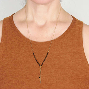 GHALIA BEADED CHAIN NECKLACE