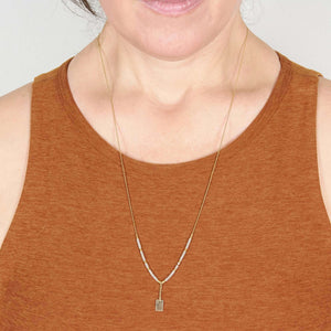 GHALIA BEADED CHAIN NECKLACE