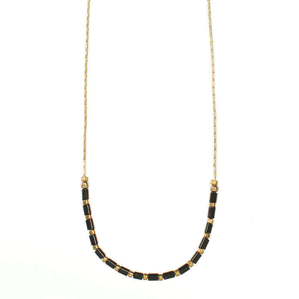 NOONA BLACK NECKLACE FOR SALE - FASHION JEWELRY | VICTORIA BEKERMAN