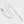 Delicate oxidized silver chain necklace with silver native motif cross pendant with inset diamond.